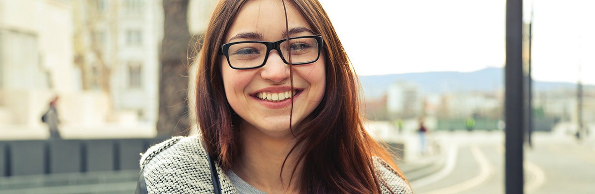 Teenage Woman Smiling Teenage Woman Smiling